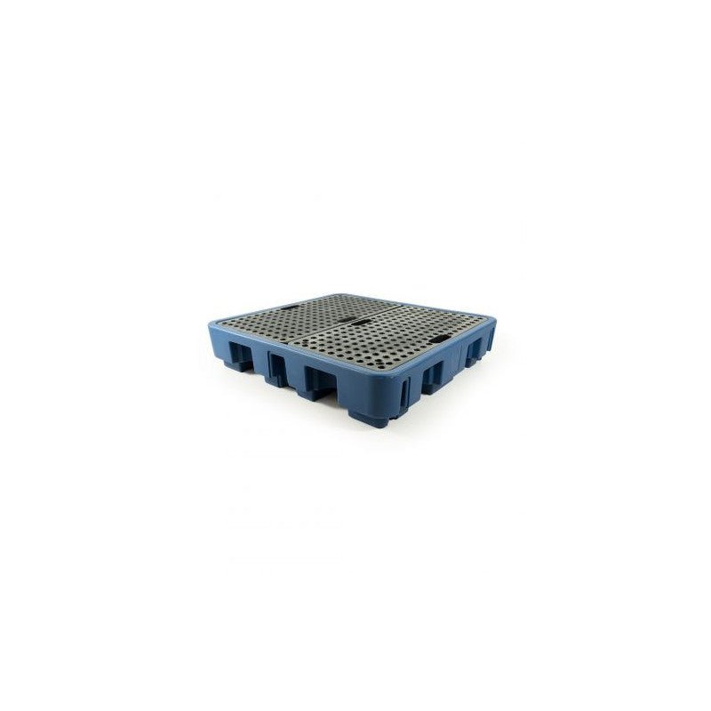 Chemische opvangbak, 280x1290x1380 mm, blauw
