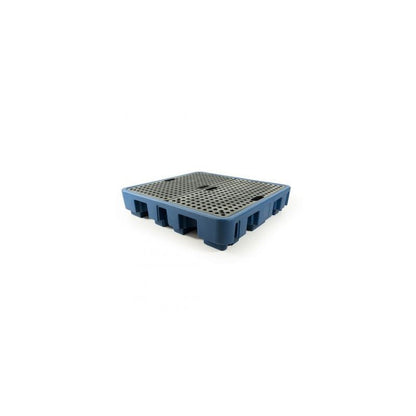 Chemische opvangbak, 280x1290x1380 mm, blauw