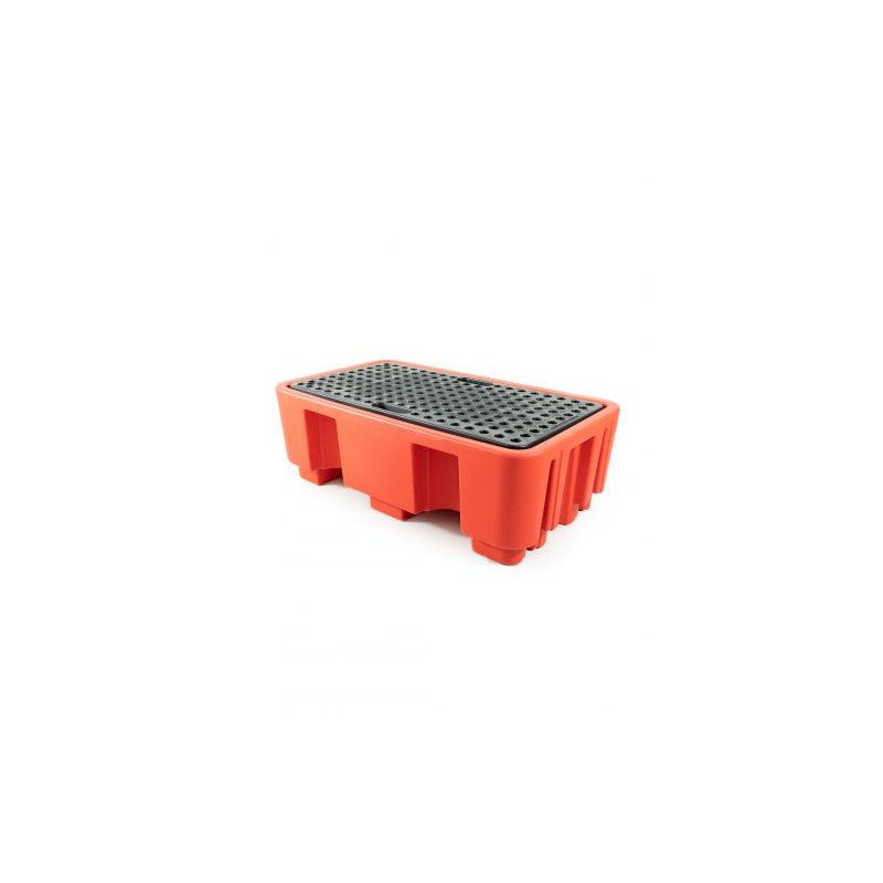 Chemische opvangbak, 440x1300x750 mm, rood
