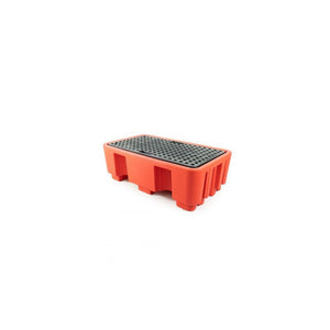 Chemische opvangbak, 440x1300x750 mm, rood