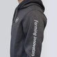 Hoodie unisex grijs