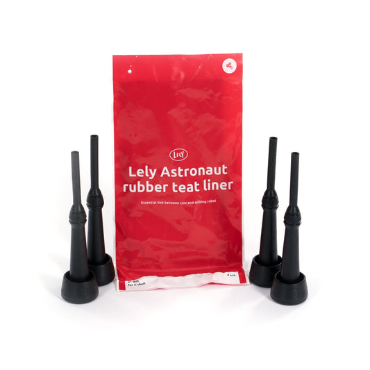 Rubber tepelvoering 21mm, 100 stuks