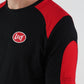T-shirt unisex zwart - rood