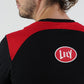 T-shirt unisex zwart - rood