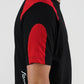 T-shirt unisex zwart - rood