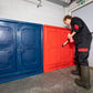 Voorraadkast slijtdelen, 1310x1220x520 mm, blauw