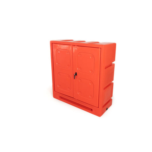 Voorraadkast slijtdelen, 1310x1220x520 mm, rood